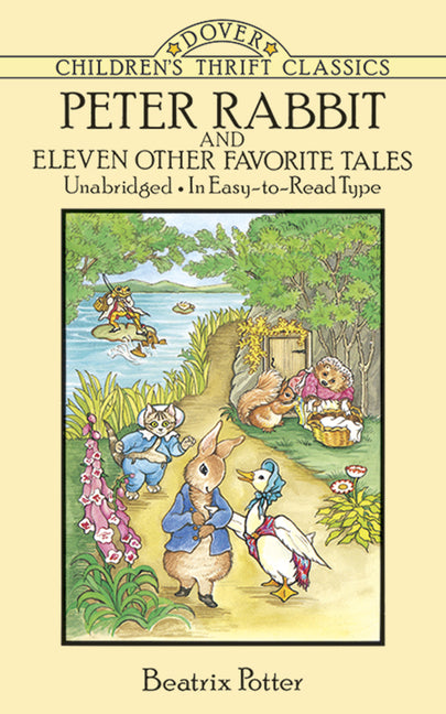Book cover for Peter Rabbit and Eleven Other Favorite Tales