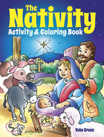 Book cover for Nativity Activity & Coloring Book