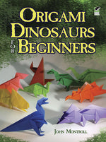 Book cover for Origami Dinosaurs for Beginners