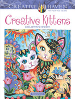Book cover for Creative Haven Creative Kittens Coloring Book