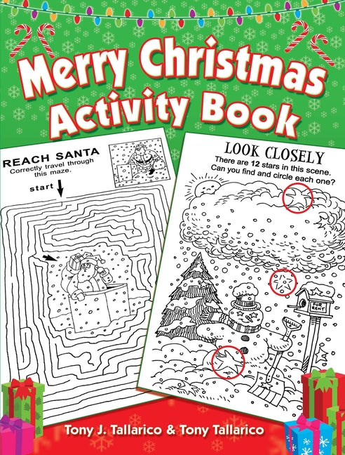 Book cover for Merry Christmas Activity Book