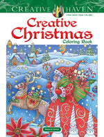 Book cover for Creative Haven Creative Christmas Coloring Book