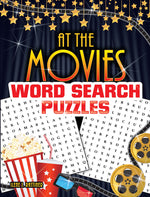 Book cover for At the Movies Word Search Puzzles