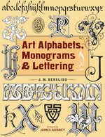 Book cover for Art Alphabets, Monograms, and Lettering