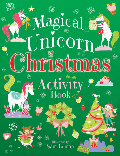Book cover for Magical Unicorn Christmas Activity Book