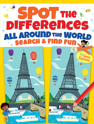 Book cover for Spot the Differences All Around the World: Search & Find Fun