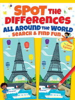 Book cover for Spot the Differences All Around the World: Search & Find Fun
