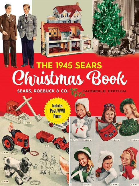 Book cover for 1945 Sears Christmas Book