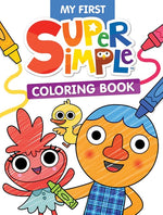 Book cover for My First Super Simple(tm) Coloring Book