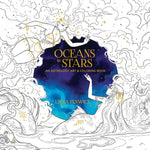 Book cover for Oceans to Stars: An Astrology Art & Coloring Book
