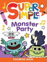 Book cover for Super Simple Monster Party Coloring Book