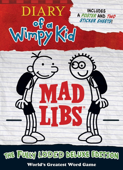 Book cover for Diary of a Wimpy Kid Mad Libs: The Fully Löded Deluxe Edition