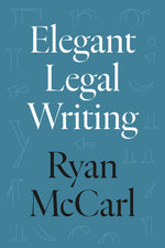 Book cover for Elegant Legal Writing