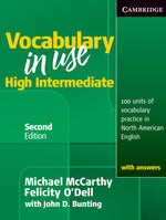 Book cover for Vocabulary in Use, High Intermediate: 100 Units of Vocabulary Practice in North American English with Answers