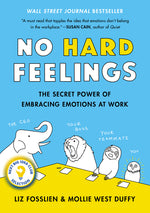 Book cover for No Hard Feelings: The Secret Power of Embracing Emotions at Work