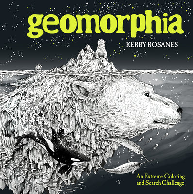 Book cover for Geomorphia: An Extreme Coloring and Search Challenge