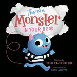 Book cover for There's a Monster in Your Book: A Funny Monster Book for Kids and Toddlers