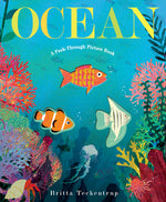 Book cover for Ocean: A Peek-Through Picture Book