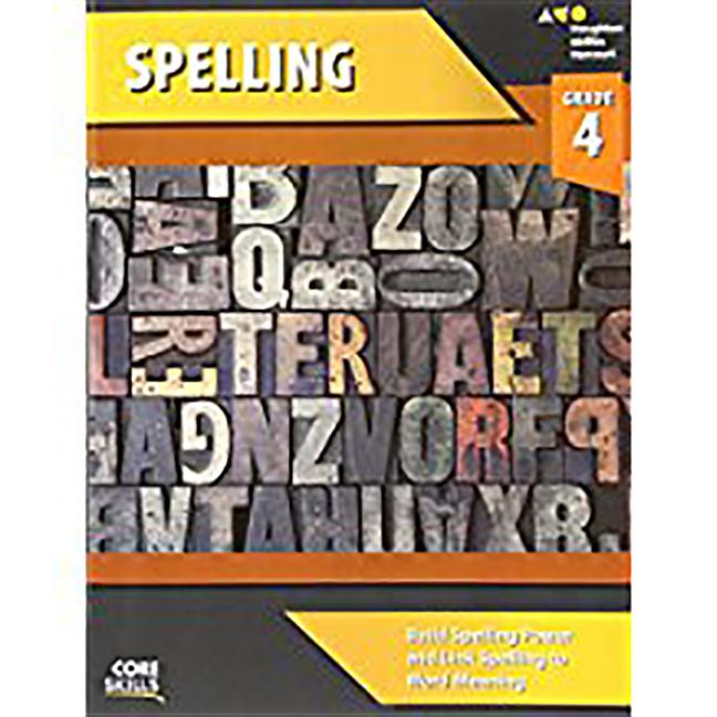 Book cover for Core Skills Spelling Workbook Grade 4