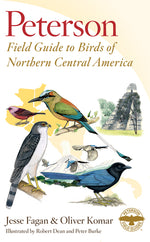 Book cover for Peterson Field Guide to Birds of Northern Central America