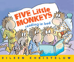 Book cover for Five Little Monkeys Reading in Bed