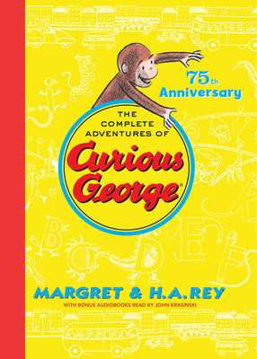 Book cover for The Complete Adventures of Curious George: 7 Classic Books in 1 Giftable Hardcover