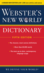 Book cover for Webster's New World Dictionary, Fifth Edition