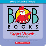 Book cover for Bob Books - Sight Words Kindergarten Box Set Phonics, Ages 4 and Up, Kindergarten, Flashcards (Stage 2: Emerging Reader)