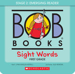 Book cover for Bob Books - Sight Words First Grade Box Set Phonics, Ages 4 and Up, First Grade, Flashcards (Stage 2: Emerging Reader)