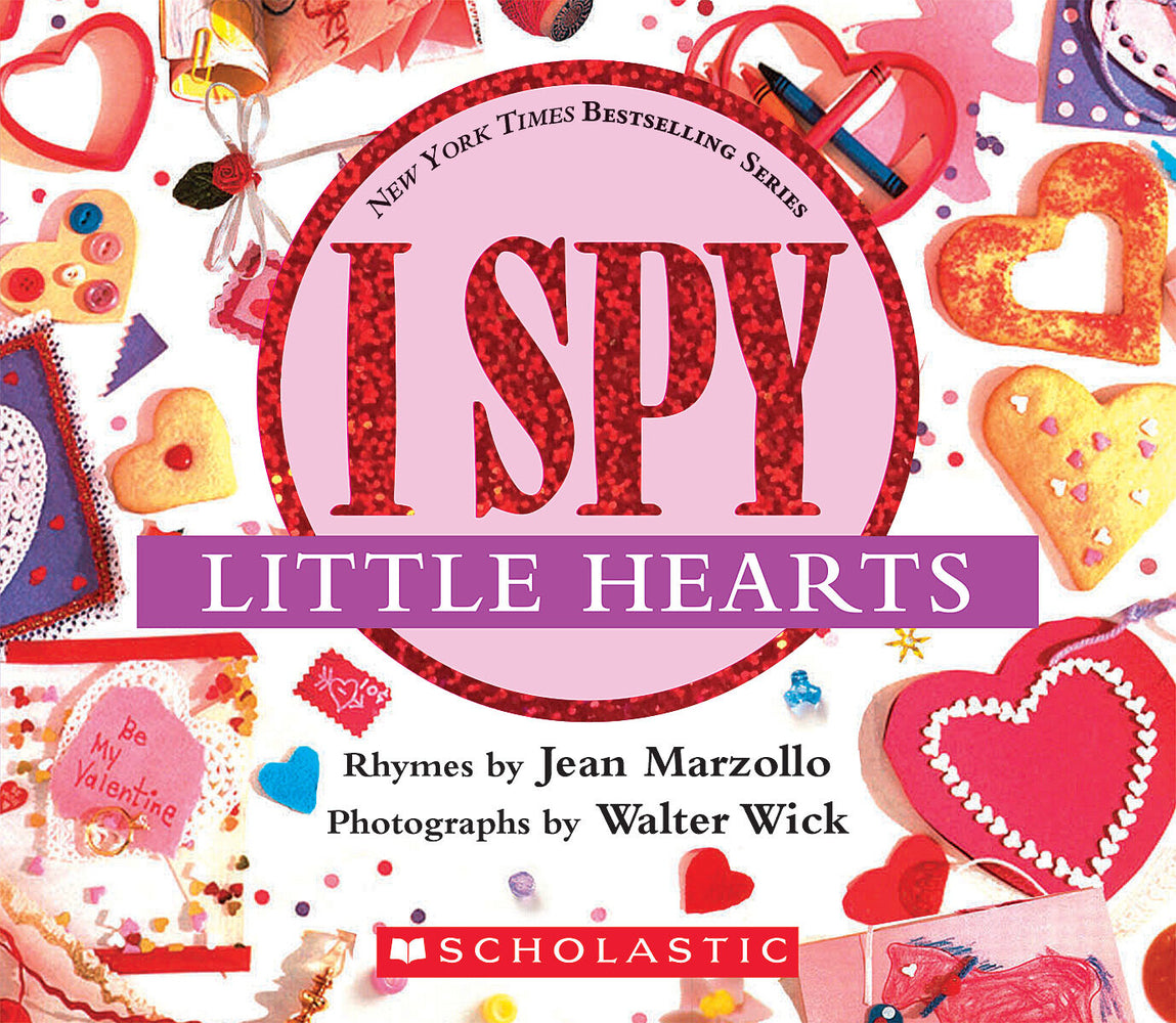 Book cover for I Spy Little Hearts (with Foil)