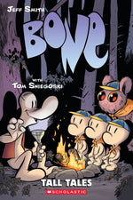 Book cover for Tall Tales: A Graphic Novel (Bone Companion)