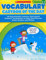 Book cover for Vocabulary Cartoon of the Day, Grades 2-3: 180 Reproducible Cartoons That Expand Students' Vocabularies to Help Them Become Better Readers and Writers