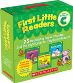Book cover for First Little Readers: Guided Reading Level C (Parent Pack): 25 Irresistible Books That Are Just the Right Level for Beginning Readers