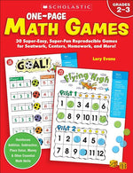 Book cover for One-Page Math Games