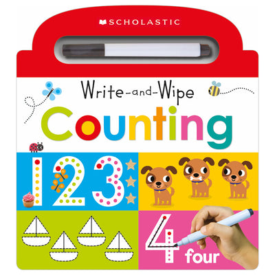 Book cover for Write and Wipe Counting: Scholastic Early Learners (Write and Wipe)