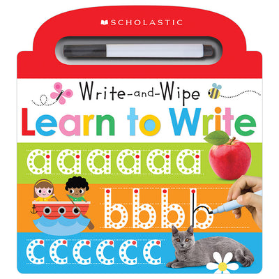 Book cover for Learn to Write: Scholastic Early Learners (Write and Wipe)