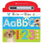 Book cover for Write and Wipe ABC 123: Scholastic Early Learners (Write and Wipe)