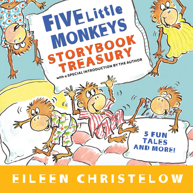 Book cover for Five Little Monkeys Storybook Treasury