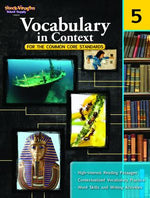Book cover for Vocabulary in Context for the Common Core Standards Reproducible Grade 5