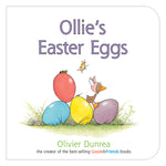 Book cover for Ollie's Easter Eggs Board Book: An Easter and Springtime Book for Kids