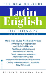 Book cover for The New College Latin & English Dictionary, Revised and Updated