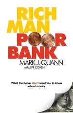 Book cover for Rich Man Poor Bank (Galley)