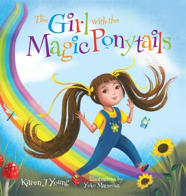 Book cover for The Girl with the Magic Ponytails