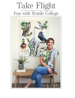 Book cover for Take Flight: Fun With Textile Collage