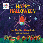 Book cover for Happy Halloween from the Very Busy Spider: A Lift-The-Flap Book
