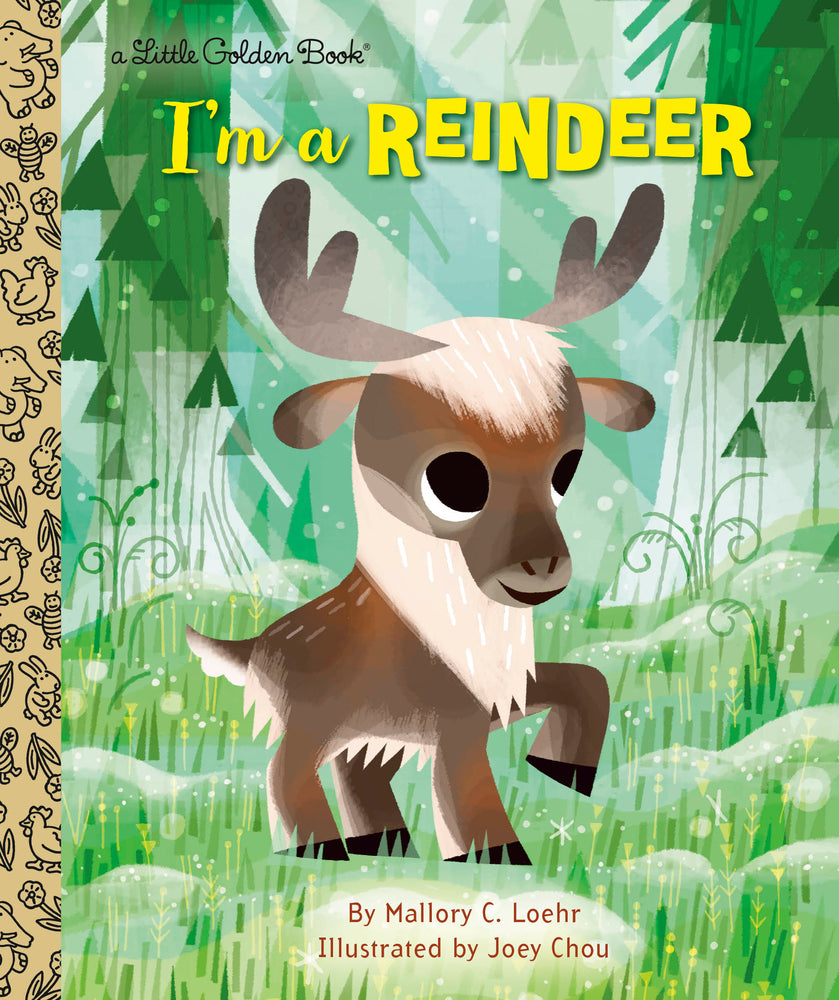 Book cover for I'm a Reindeer: A Christmas Book for Kids