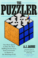 Book cover for The Puzzler: One Man's Quest to Solve the Most Baffling Puzzles Ever, from Crosswords to Jigsaws to the Meaning of Life