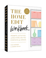 Book cover for The Home Edit Workbook: Prompts, Activities, and Gold Stars to Help You Contain the Chaos