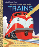 Book cover for My Little Golden Book about Trains
