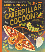 Book cover for What's Inside a Caterpillar Cocoon?: And Other Questions about Moths & Butterflies